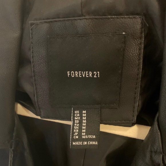 Faux Leather Moto Jacket - Picture 5 of 5